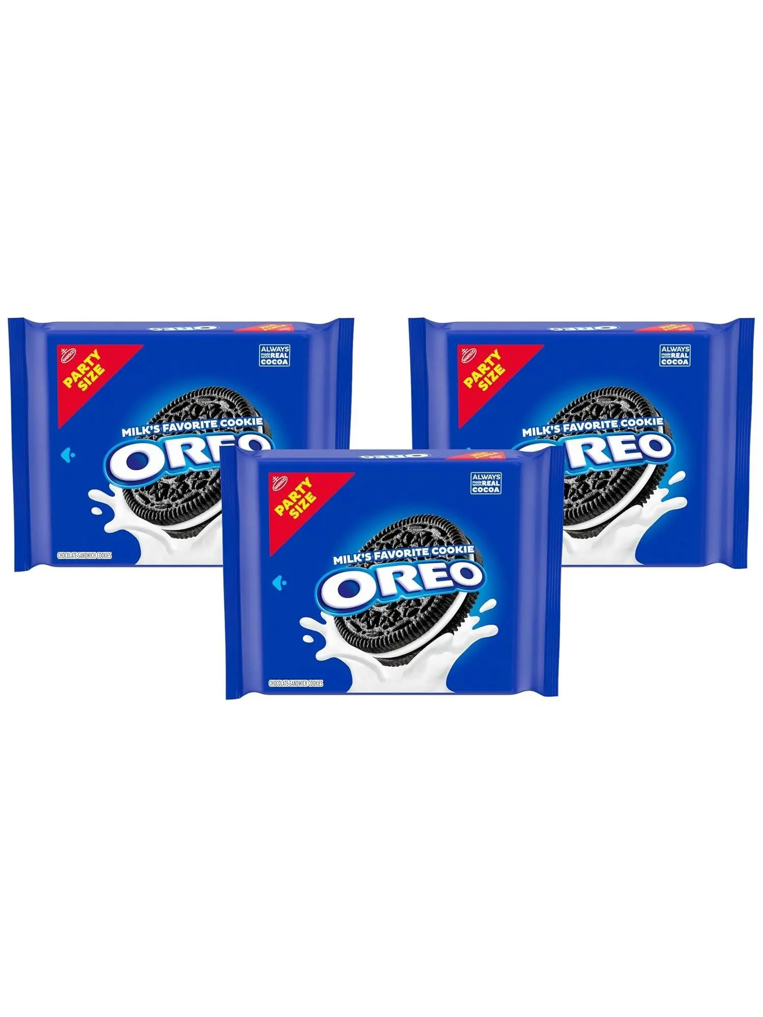OREO Chocolate Sandwich Cookies, Party Size, 24.16 oz