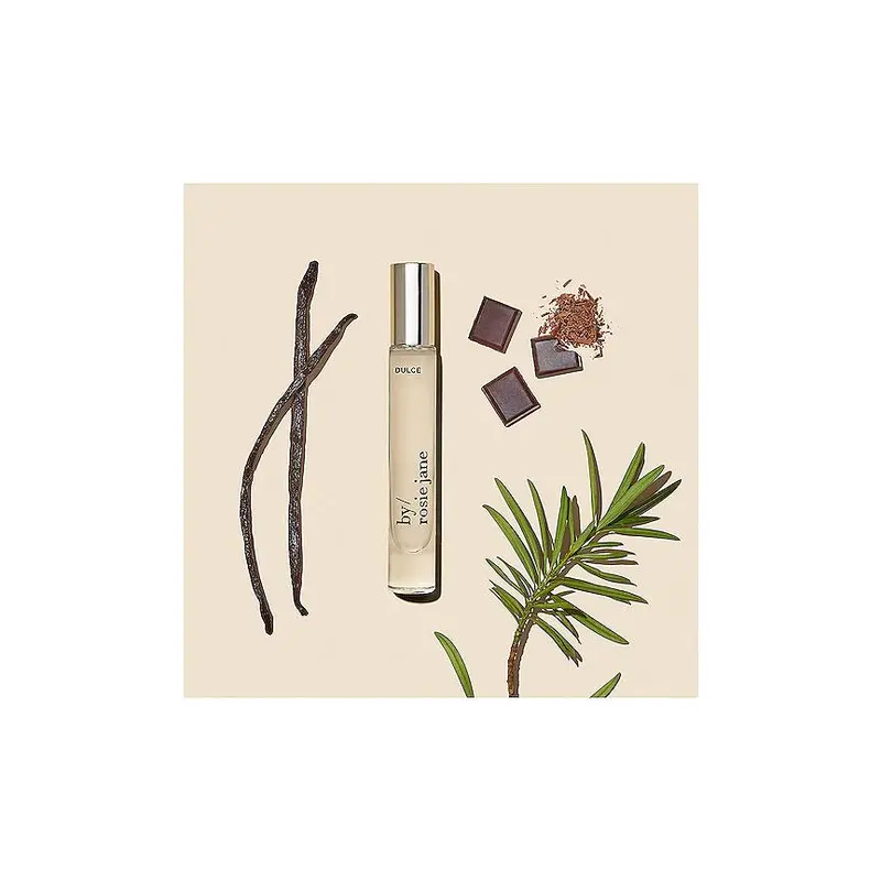 By Rosie Jane Dulce 7.5ml Travel Size Perfume Spray - Organic, Scented Vanilla Perfume with Sugar-Caramel Blend for On-the-Go Use