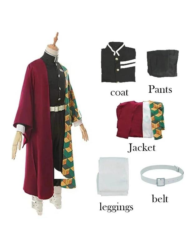 Demon Slayer Cosplay Costume, Fuyukage Isshiki Kimono Set, Anime Party, High-Quality Fabric, Perfect Gift Idea