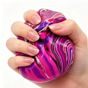 The Perfect Gift! 4-Pack Marbled Maltose Squishy Cubes - Beautiful, Soft & Beyond Satisfying.