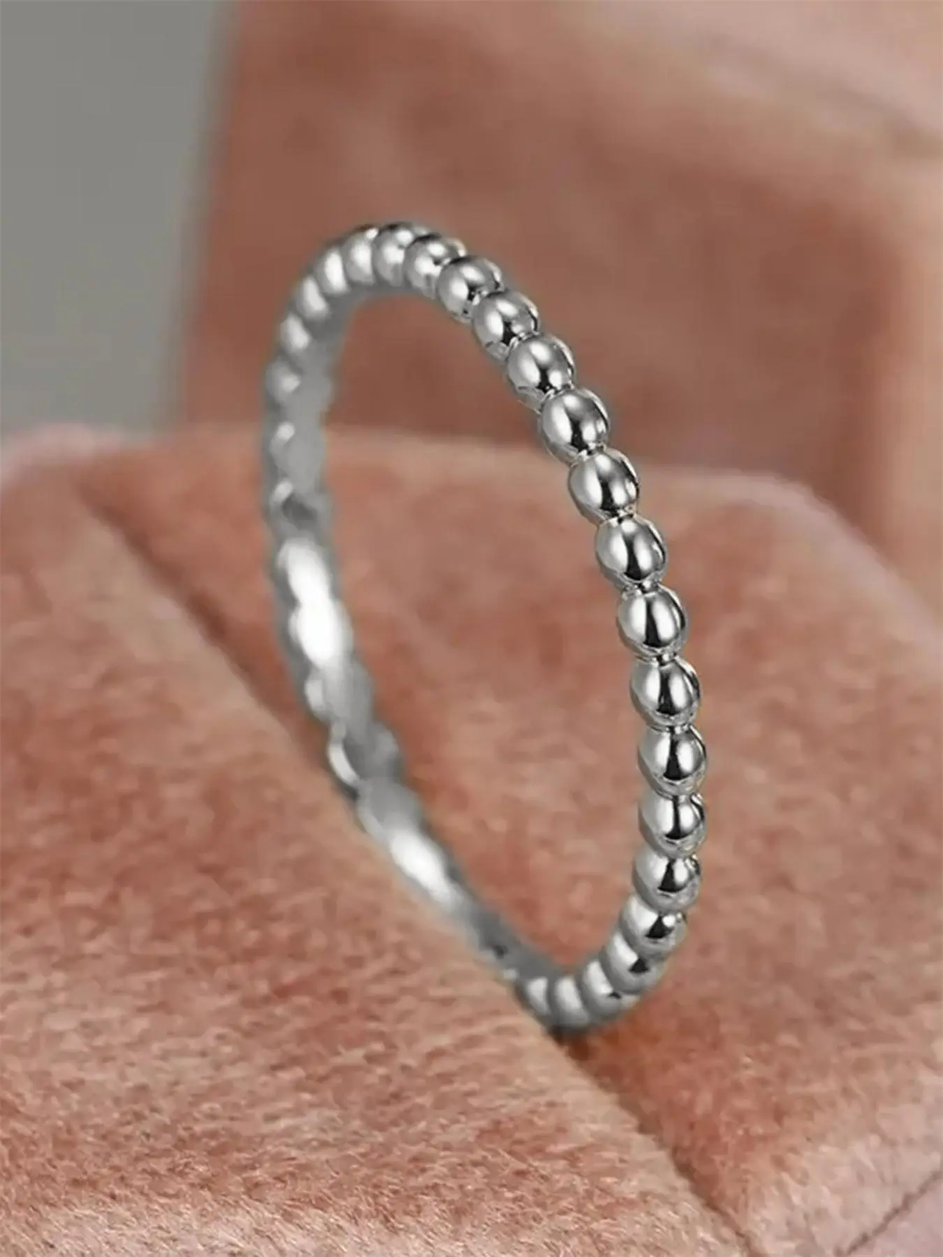 1 Piece Elegant Minimalist Style Decorative Ring for Women, Simple Holiday Gift Jewelry, Dainty Stacking Rings, Beautiful Rings, Solitaire Stackable Rings, Stackable Finger Rings