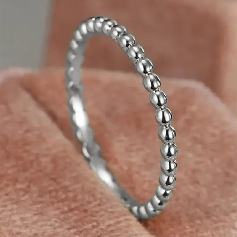 1 Piece Elegant Minimalist Style Decorative Ring for Women, Simple Holiday Gift Jewelry, Dainty Stacking Rings, Beautiful Rings, Solitaire Stackable Rings, Stackable Finger Rings