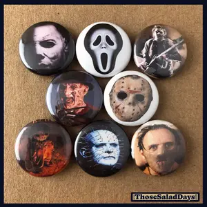 Slashers Buttons 8 Pack - Original Packaging with No Specific Branding or Features