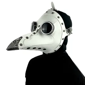 Steampunk Plague Doctor Mask, Long Nose Bird Beek Costume Masquerade Party Masks For Halloween