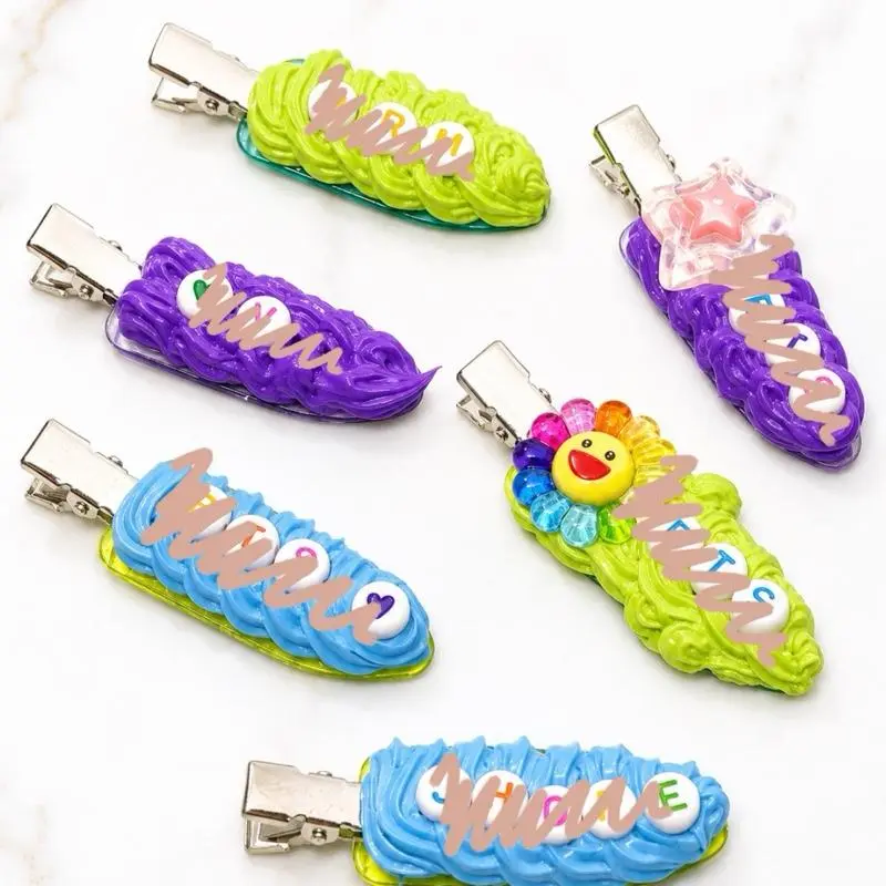 Handmade Kpop Theme Hairclips