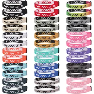 36 count WWJD Bracelet Pack for Women Men, Christian  Wristbands Bulk Gifts, W.W.J.D Adjustable Bracelets What Would  Do Bracelet