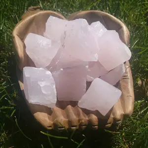 Unpolished Pink Mangano Calcite
