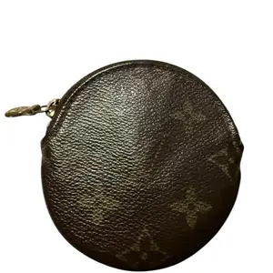 Pre-owned Louis Vuitton canvas Small Leather Goods PreOwned Circle zippy coin pouch