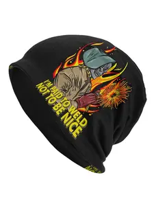 Men' Welder Bonnet Hat - Thin Cap with Welder Symbol, Hat with Welding Symbol, & Comfortable for, Workwear Accessory for Welders, Gear, Graphic Hat