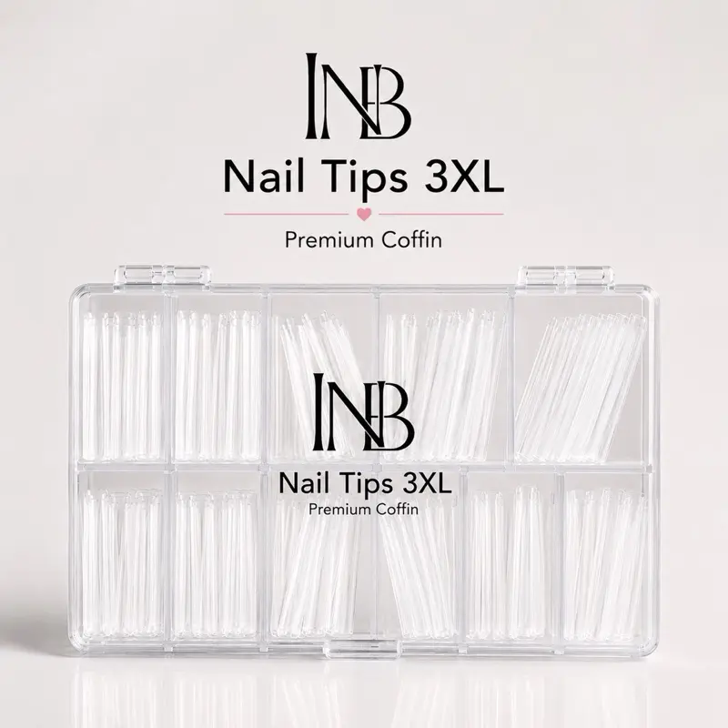 INB Premium 3XL Coffin Tips 360 PCS