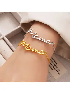 European and American Letter Mama Bracelet, Fashionable and Simple Mother's Day Gift, Personalized Versatile Bracelet Jewelry