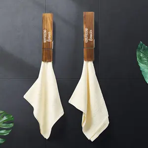 2 PCS Giant Clothespin Bathroom Towel Holder Huge 12" Clothes Pin Farmhouse Bathroom Décor Laundry Room Towel Rack or Hook Bathroom Accessories Wall Décor for Couples Love Christmas Gift for Husband Wife