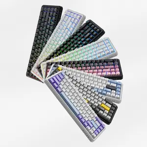 AJAZZ AK680 MAX wired mechanical keyboard, new e-sports specific axis magnetic switch, low latency response, fast 8K small column portable keyboard, full key hot swappable RGB support, suitable for e-sports games and office work