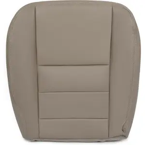Left Seat Cover Compatible with 2002-2007 Ford F250 F-350 Super Duty Lariat New Driver Seat Bottom Cushion Cover Replacement Synthetic Leather Automotive Truck