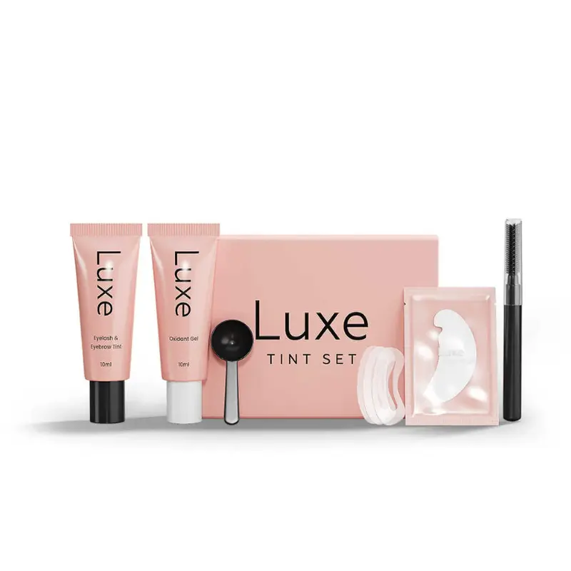 Luxe Cosmetics Liquid Eyelashes & Brows Tint - Instant Results, Long-Lasting, Mascara & Water Friendly, Perfect Looking Lashes and Brows, All Skin Types Daily Makeup Care