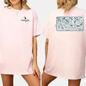 Local Girl Outfitters T-Shirt, Local Girl Blue Camo Style Graphics, Unisex Short Sleeve Shirt.  Summer Womenswear Love Comfort