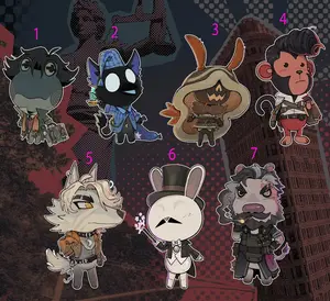 Deadlock AC Villager Keychains ( ver 3 ), Deadlock Game, Gift