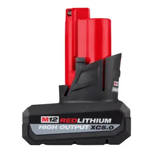 Milwaukee M12 RedLithium High Output XC5.0 Battery - 48-11-2450