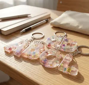 Chiikawa Charm Letter Keychains, Fashion Accessory Keychains for Daily Use keychain keepsake