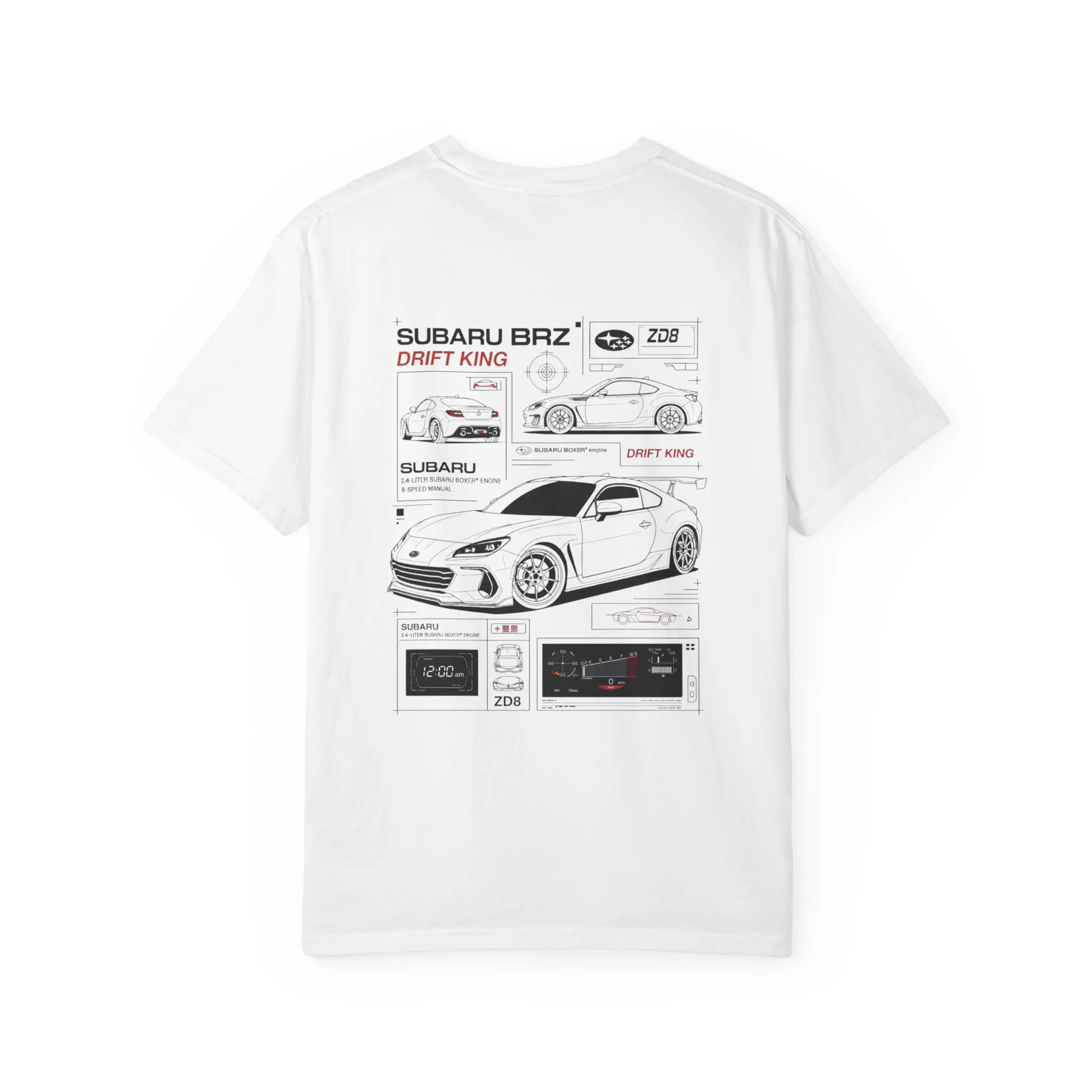 Subaru BRZ T-Shirt Unisex Garment-Dyed T-shirt