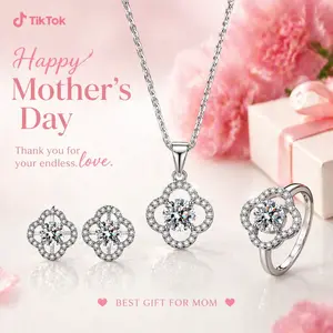 Stop splurging on expensive diamonds! This necklace, earring, and ring set—priced at just $13—shines even more brilliantly.
