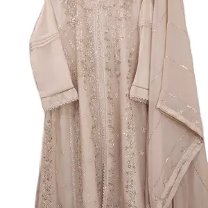 Chiffon Embroidered Three Piece Dress - As Seen in the Product Information Provided