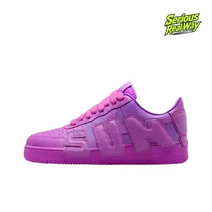 BlockMagentaPulse Solid Hot Pink 3D Block Letter Patch Low Top Chunky Flat Skate Sneakers Gradient Pink Tone Matching Laces Unisex Street Kicks Bold Pastel Retro Urban Campus Daily Fashion Athleisure Footwear