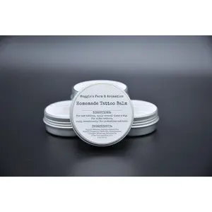 Tattoo Balm Natural Healing Salve with Essential Oils Fresh Tattoo Aftercare and Tattoo Care Refresher Cosmetic