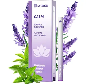 new  !! Mini Essential Oil Pen – Relax anytime, pleasant aroma, supports a relaxed mood | Relaxing sensation, peppermint, ashwagandha, lavender, L-Theanine, lemon balm, vitamins B1 & B6, 600 uses