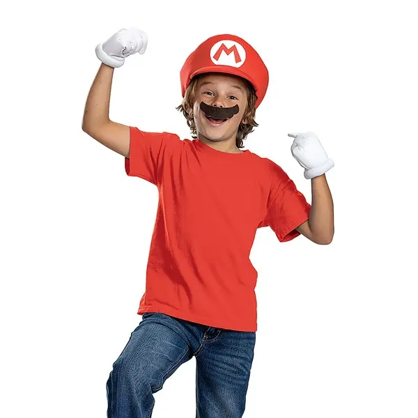 Kid's Super Mario Elevated Classic Mario Accessory Kit