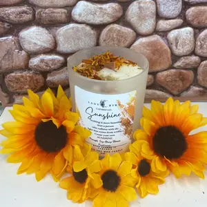 “Sunshine” Candle|Sunflower|Sun's Energy|Positivity|BirthdayGift