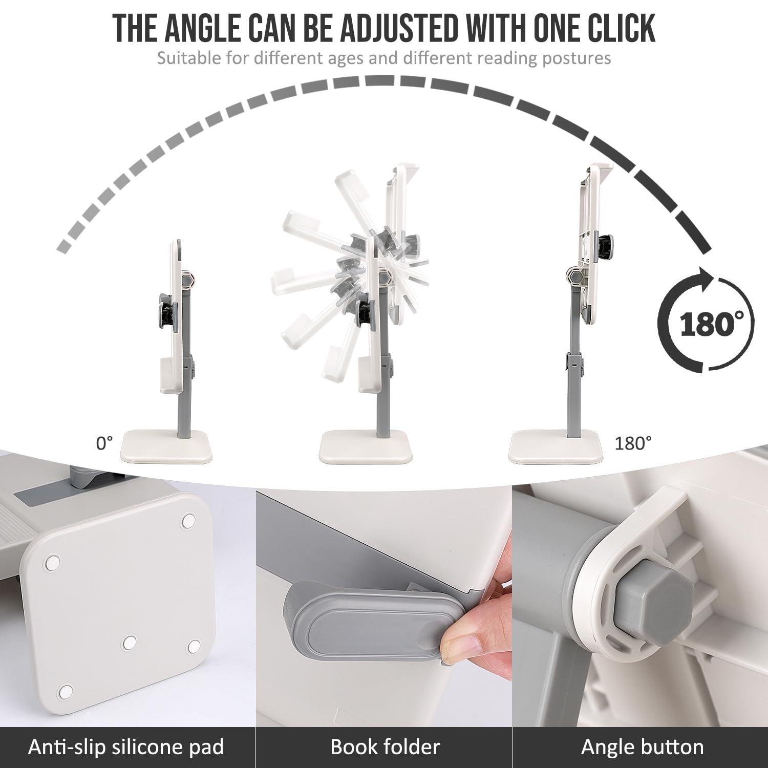 Tablet Stand Holder,Adjustable Foldable Lightweight Laptop Book Stand for Desk,Monitor Holder Multi-Functional Rest Tray Recipes Textbook Cookbook Magazine Laptop Tablet DW Tablet Stand Holder,Adjustable Foldable Lightweight Laptop Book Stand for Desk,Monitor Holder Multi-Functional Rest Tray Recipes Textbook Cookbook Magazine Laptop Tablet DW
