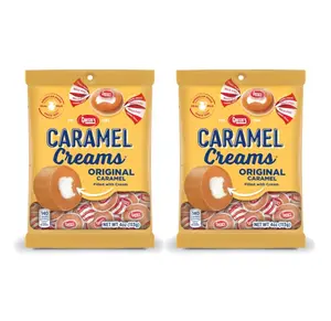 Goetze's Candy Vanilla Caramel Creams - 4 Ounce Bags - 2 Pack - Fresh from the Factory