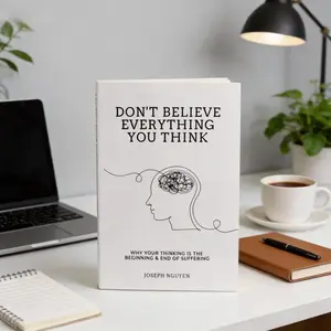 Don't Believe Everything You Think By Joseph Nguyen - Mental Wellness & Self Help Book on Thinking & Suffering