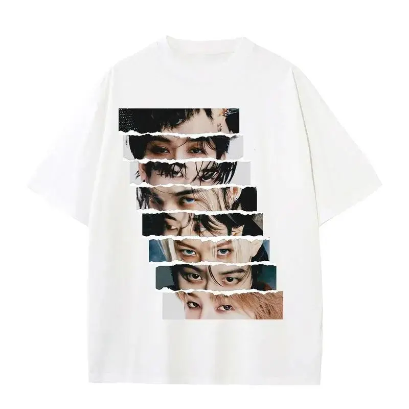 Graphic Kind SKZ Eyes Shirt, Graphic Trending 2025 Shirt Cotton Fabric Fit Top