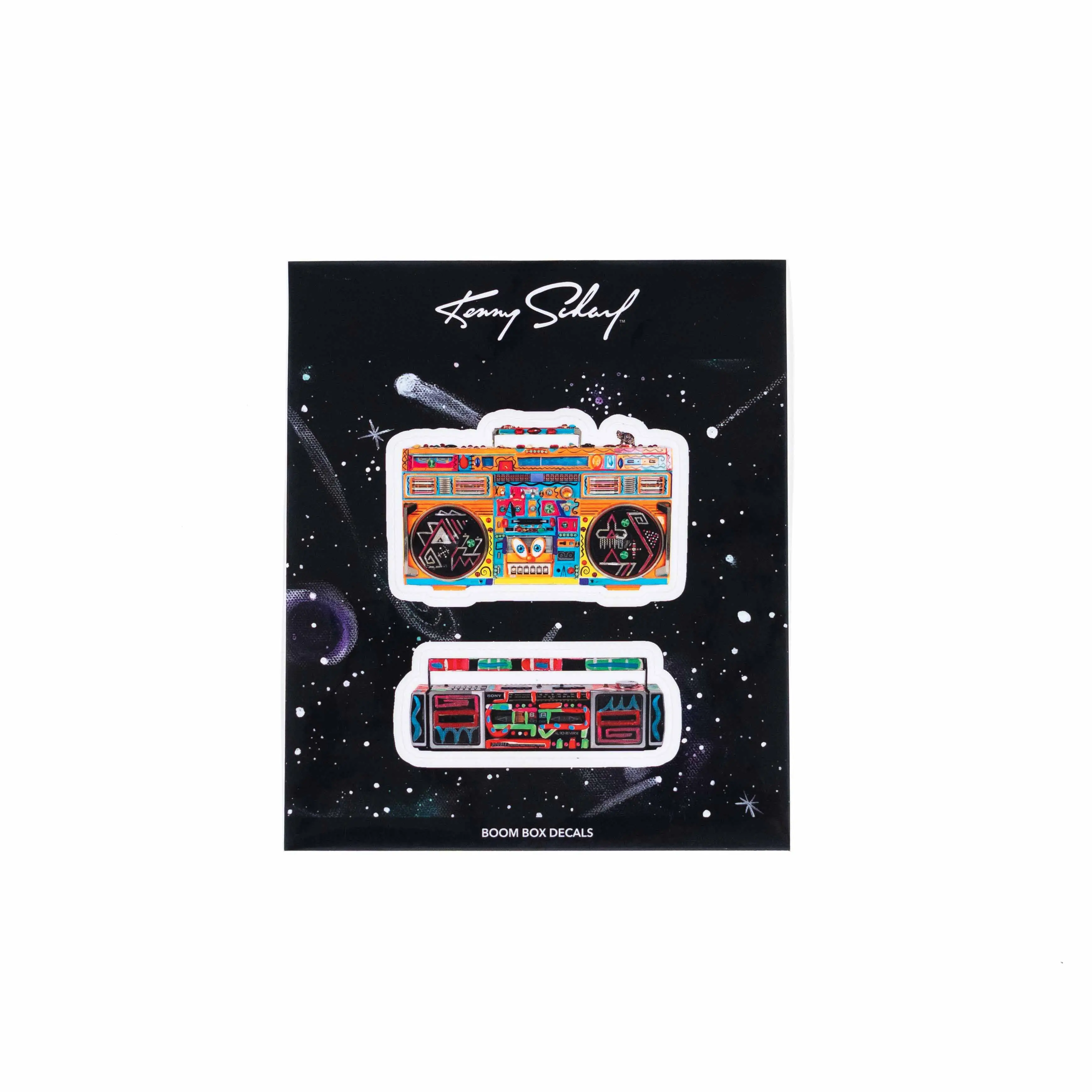 Kenny Scharf BOOM BOX Sticker Sheet
