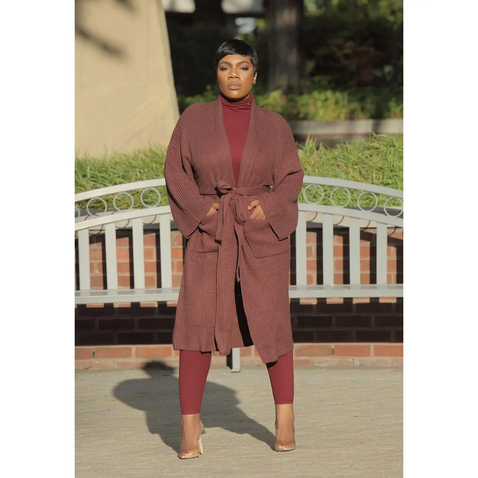 Chilly Season | Ribbed Sweater Duster