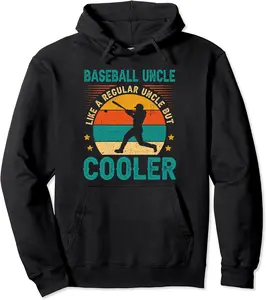 Vintage Retro Baseball Uncle, Like A Regular Uncle But Coole Pullover Hoodie - Dayahcolber Shop 30B0C4LCG63H