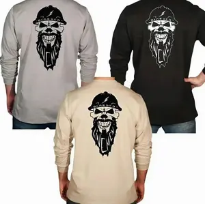 FR Benchmark Benchmark VS Everybody Flame Resistant Long Sleeve Shirt Logo Graphic Hoodie Menswear, Womenswear O5G 5PX