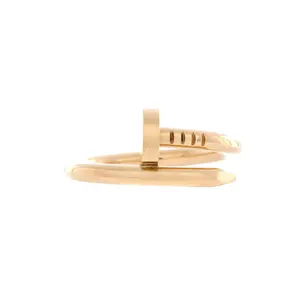 Pre-owned Cartier Juste un Clou Ring 18K Yellow Gold by Rebag