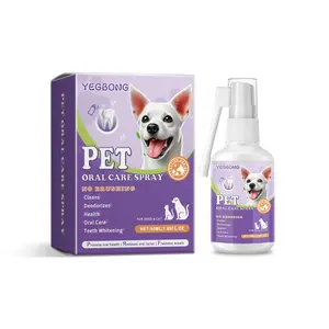 Pet Oral Cleaning Spray 50Ml Dogs Cats Teeth Clean Deodorant Prevent Calculus Remove Kitten Bad Breath Mouth Fresh Pet Supplies DUTRIEUX