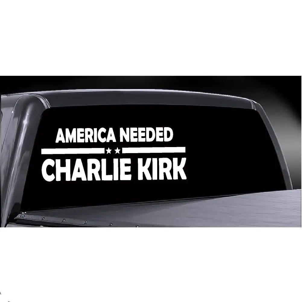 Charlie Kirk Car / Truck Decal