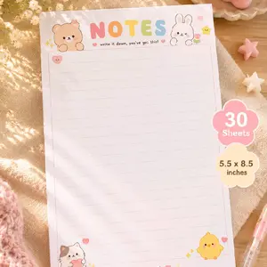 Kawaii Animals Notepad