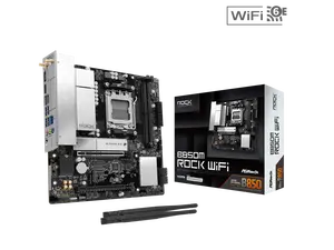 ASRock B850M Rock WiFi AM5 AMD B850 Micro ATX Motherboard