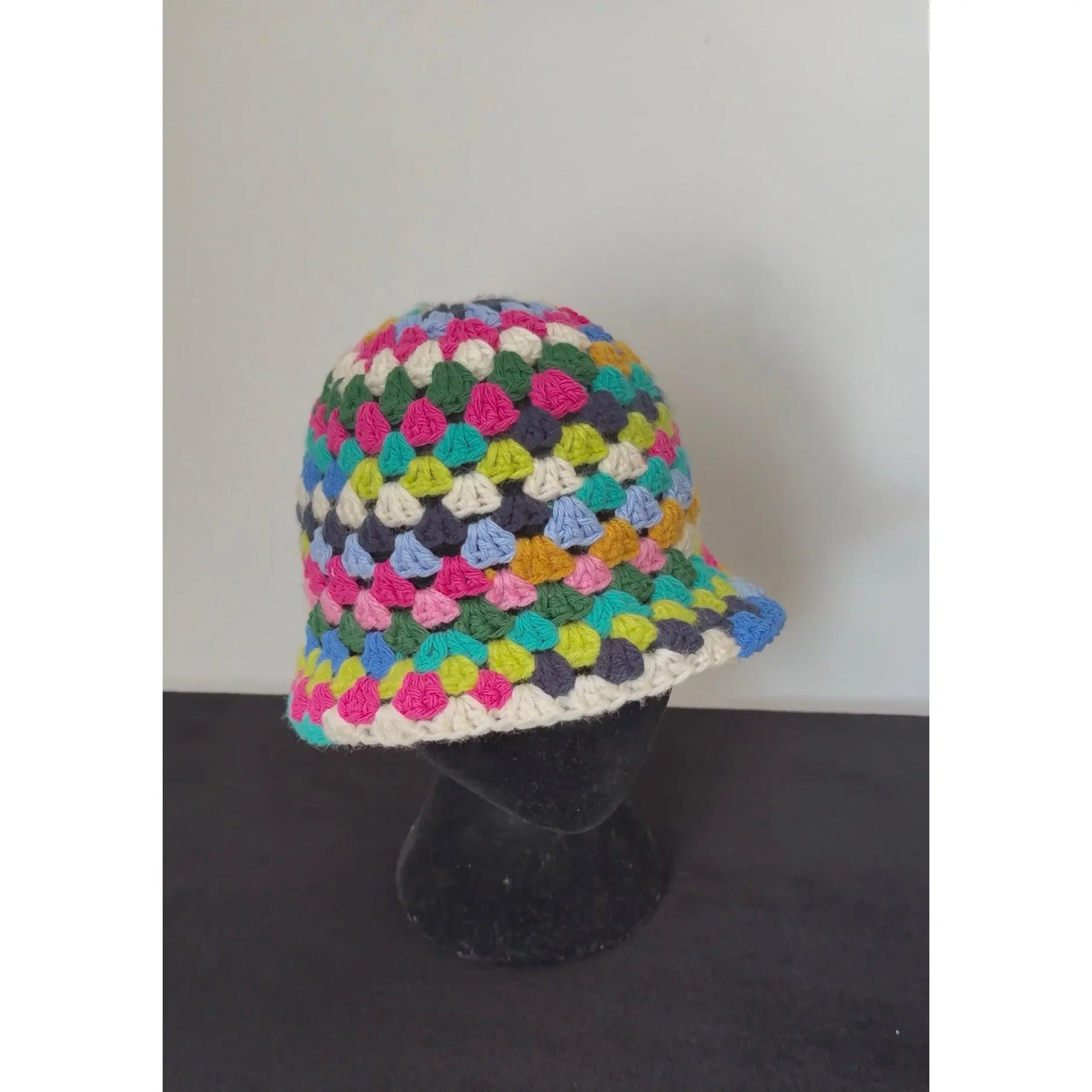 🌈 Confetti Dreams Crochet Bucket Hat