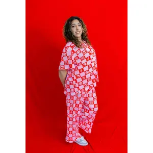 TABY ORIGINAL: Check Yourself Before You Wreck Yourself Plisse Set***