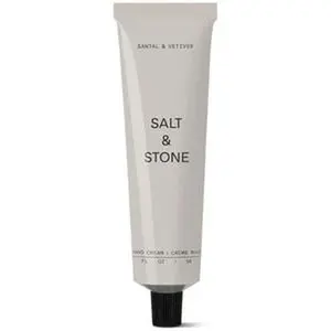 Salt & Stone Hand Cream for Women & Men | Santal & Vetiver | Hydrates, Nourishes & Softens Skin | Restores Dry Cracked Hands | Fast-Absorbing | Cruelty-Free & Vegan (2 fl oz)