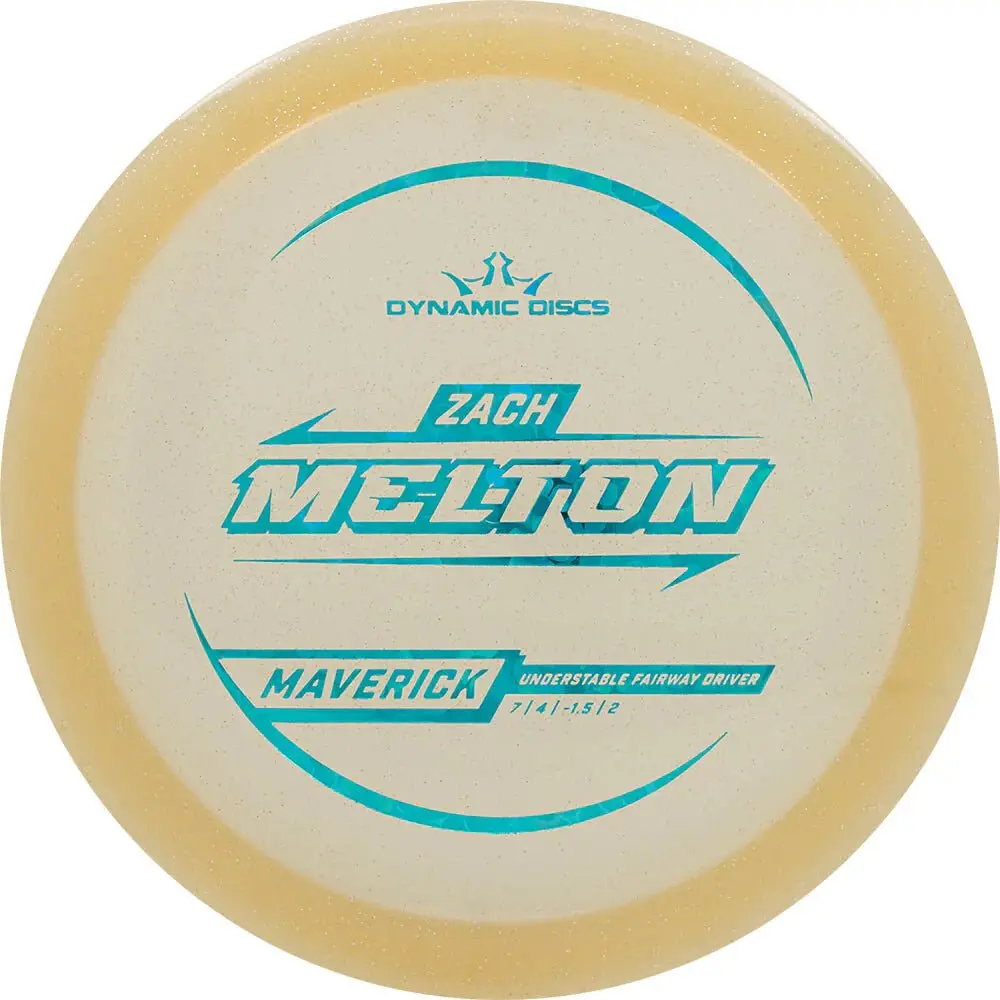 Dynamic Discs Lucid Gold Metal Flake Maverick - Zach Melton (2025 Tour Series)