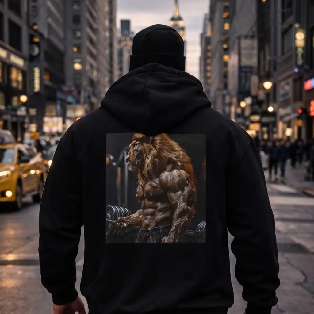 Alpha Forge Beast Series: Lion Lift Heavyweight Sweatshirt