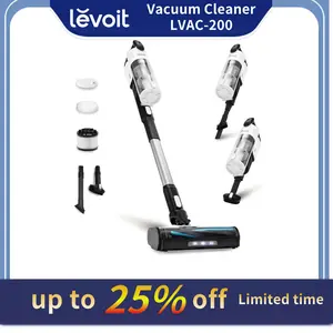 [Live] LEVOIT LVAC-200 Cordless Vacuum Cleaner, Stick with Powerful Suction, Up to 50 Minutes, Rechargeable, Carpet, Hard Floor, Pet Hair, Deep Clean